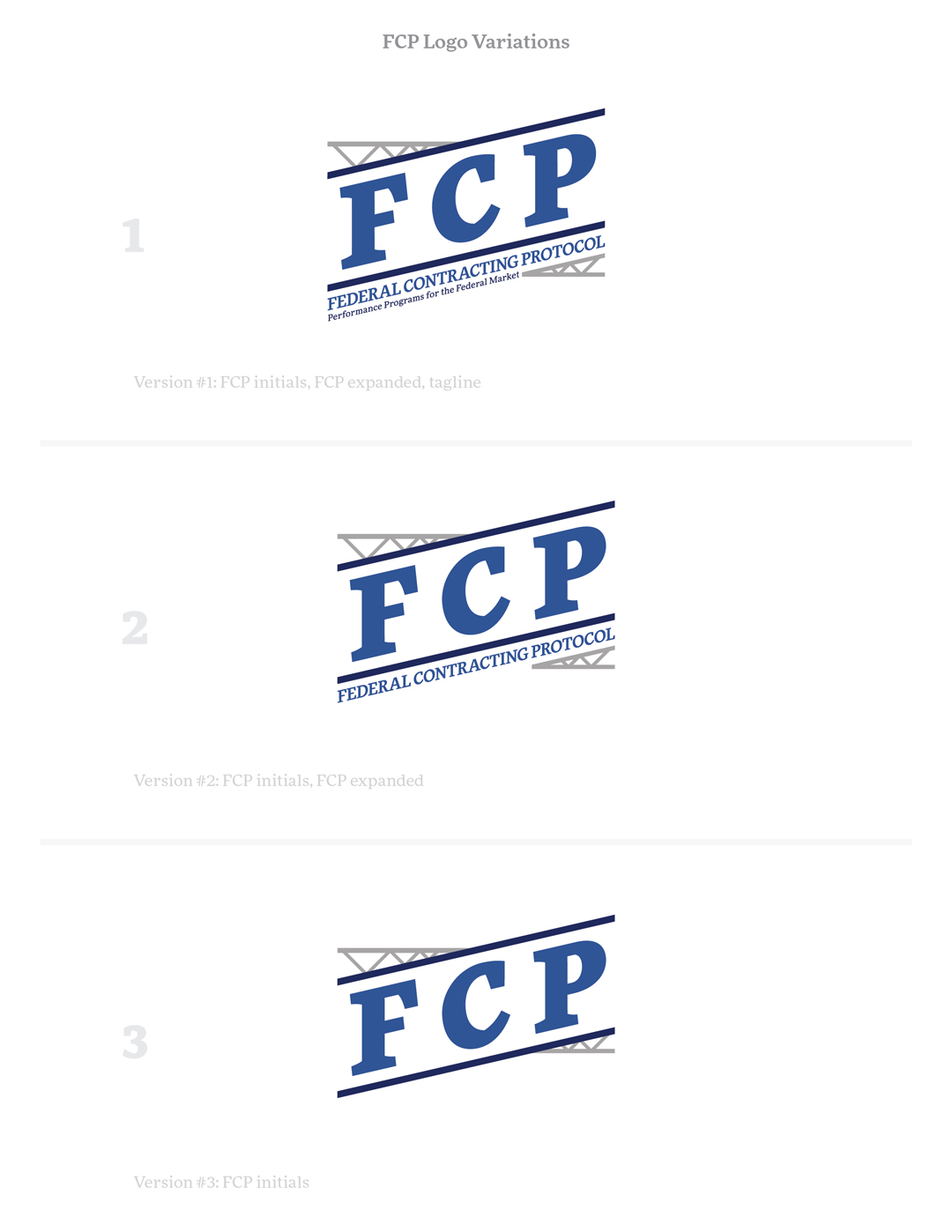 Federal Contracting Protocol • Logo Design