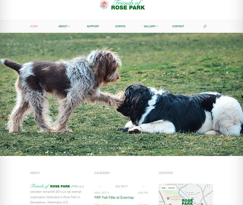 Friends of Rose Park • Logo and Website Design, Event Registration and Ticketing Integration